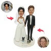Pareja de novios Cabezudo personalizada a partir de fotos