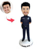 Cabezudo de oficial de policía personalizado