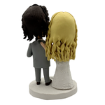 Adorno personalizado para tarta de parejas de bodas Cabezudo