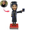 Regalo personalizado de muñeca Cabezudo para graduados
