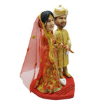 Muñeco Cabezudo de pareja de novios indios
