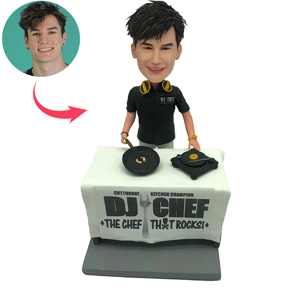 Amante de la cocina Cabezudo personalizado