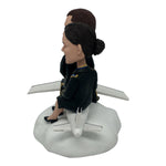 Muñeca Cabezudo de pareja piloto personalizada