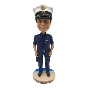 Cabezudo uniforme azul marino personalizado
