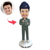 Cabezudo personalizado para oficial de la Fuerza Aérea