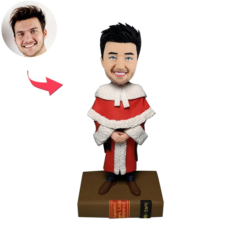 Muñeco Cabezudo personalizado para el juez