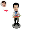 Cabezudo de Doctor personalizado con eslogan