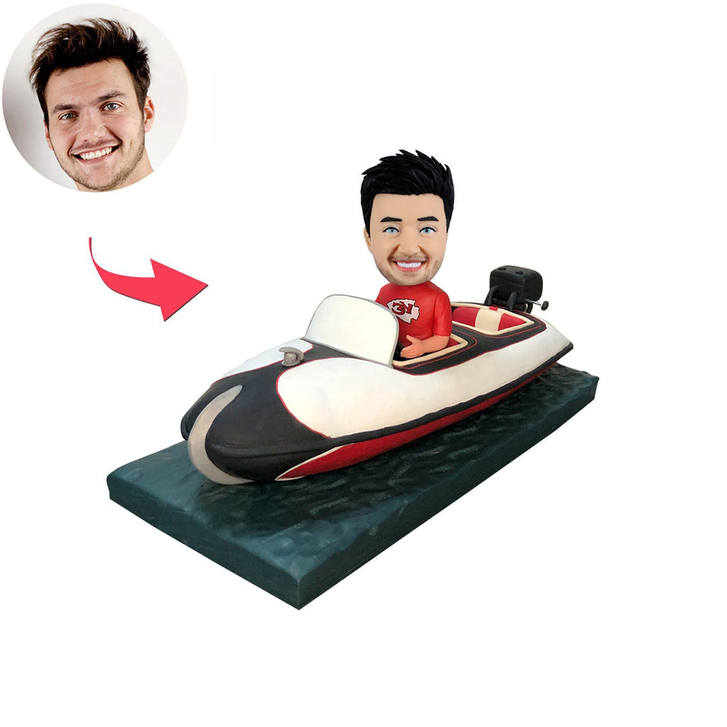 Cabezudo de barco de pesca personalizado