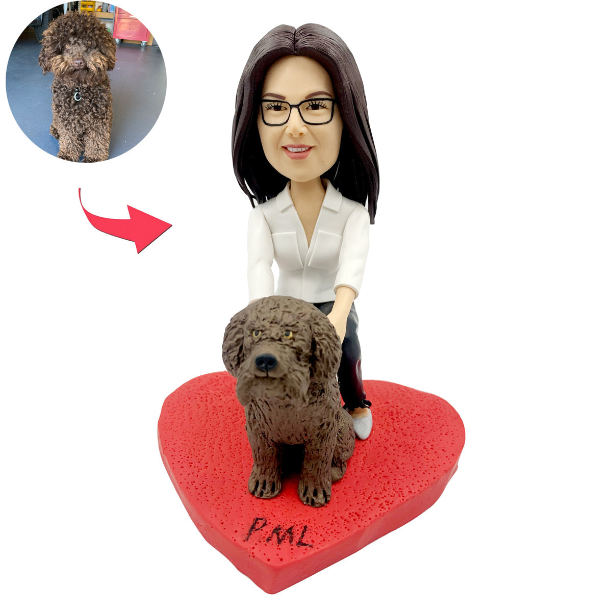 Persona y mascotas Cabezudo personalizables