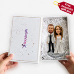 Custom Wedding Bobblehead with White Clothing