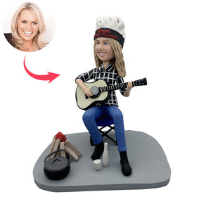 Muñeca Cabezudo Gitar de juego personalizado