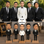 Bobblehead personalizado para padrinos de boda