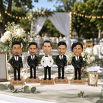 Bobblehead personalizado para padrinos de boda