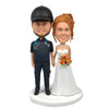 Cabezudos personalizados Doctor Pareja de bodas
