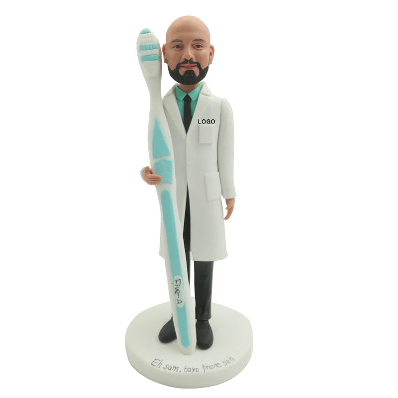 Figuras Cabezudo de dentista personalizadas