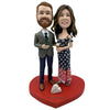 Cabezudo de regalo de San Valentín para pareja