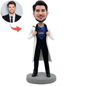 Muñeco Cabezudo Doctor personalizado para hombre