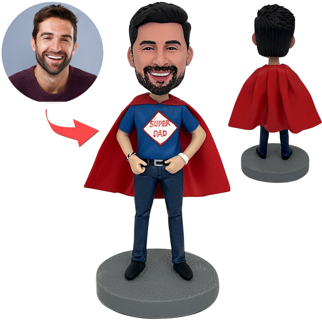 Muñeco Cabezudo personalizado para Super Papá