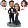 Cabezudo personalizado de pareja de baile