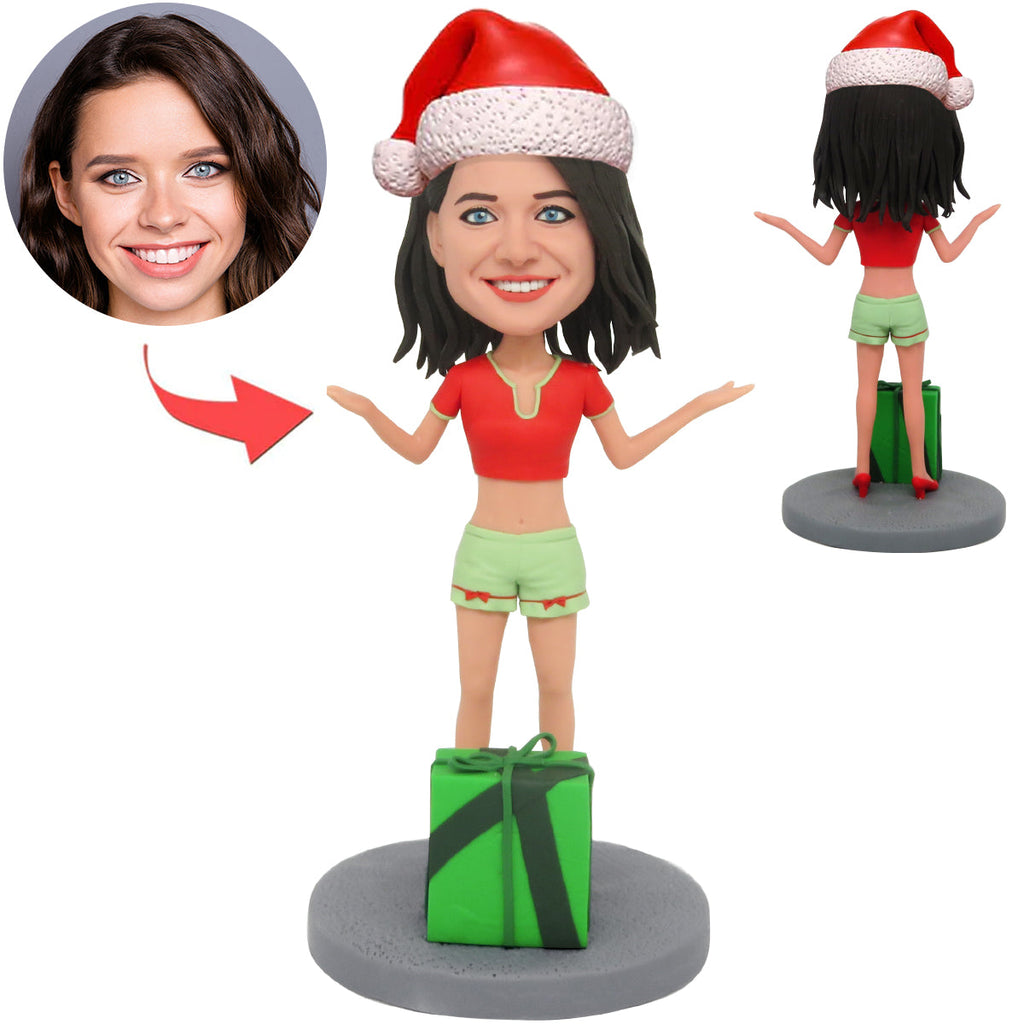 Regalo de Navidad sorpresa Cabezudo personalizado