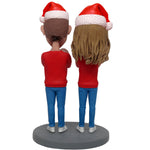 Feliz Año Nuevo Regalo de Navidad Pareja personalizada Cabezudo