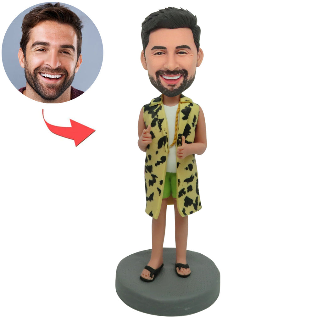 Muñeco Cabezudo de hombre casual personalizado