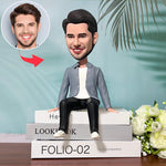 Regalo de Cabezudos personalizado de hombre informal para amigos (no incluye base)