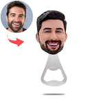 Abridor de botellas divertido personalizado con cara personalizada