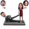Ideas de regalos para el día de San Valentín - Cabezudo de pareja divertido personalizado