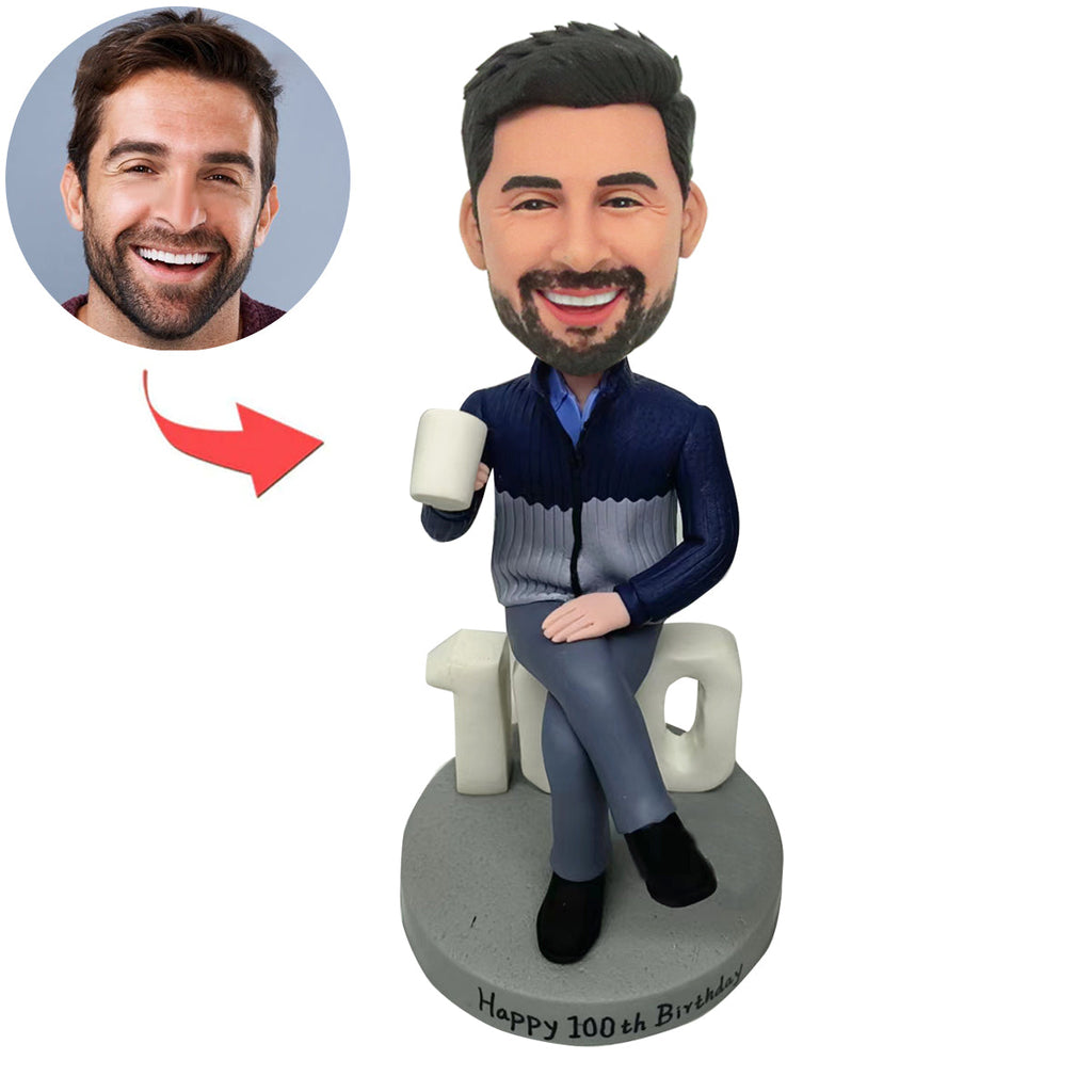 Cabezudo personalizado de feliz cumpleaños