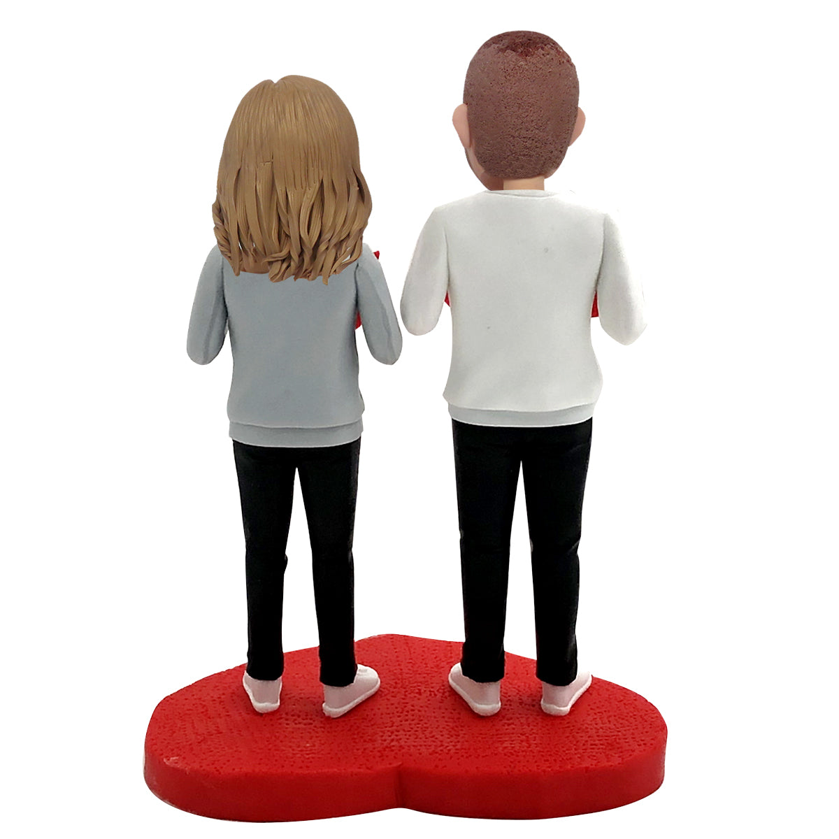 Cabezudo de pareja personalizado con “LOVE”