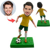 Cabezudo personalizado para jugador de fútbol