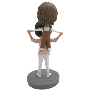 Muñeco Cabezudo personalizado para madre e hijo