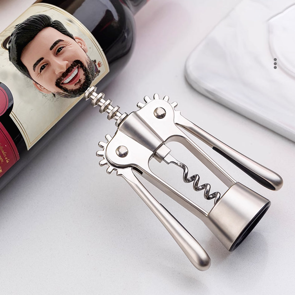 Abridor de vino personalizado Bobblehead personalizado