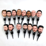 Tapones de botellas de vino personalizados Bobblehead personalizado