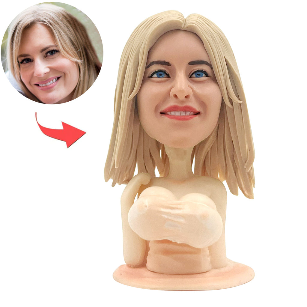 Bobblehead de mujer divertida personalizada