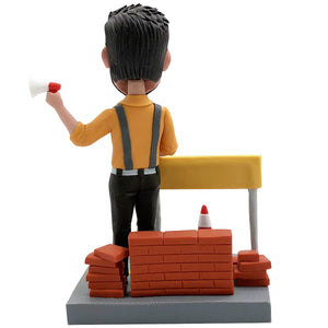 Cabezudo de trabajador de construcción personalizado