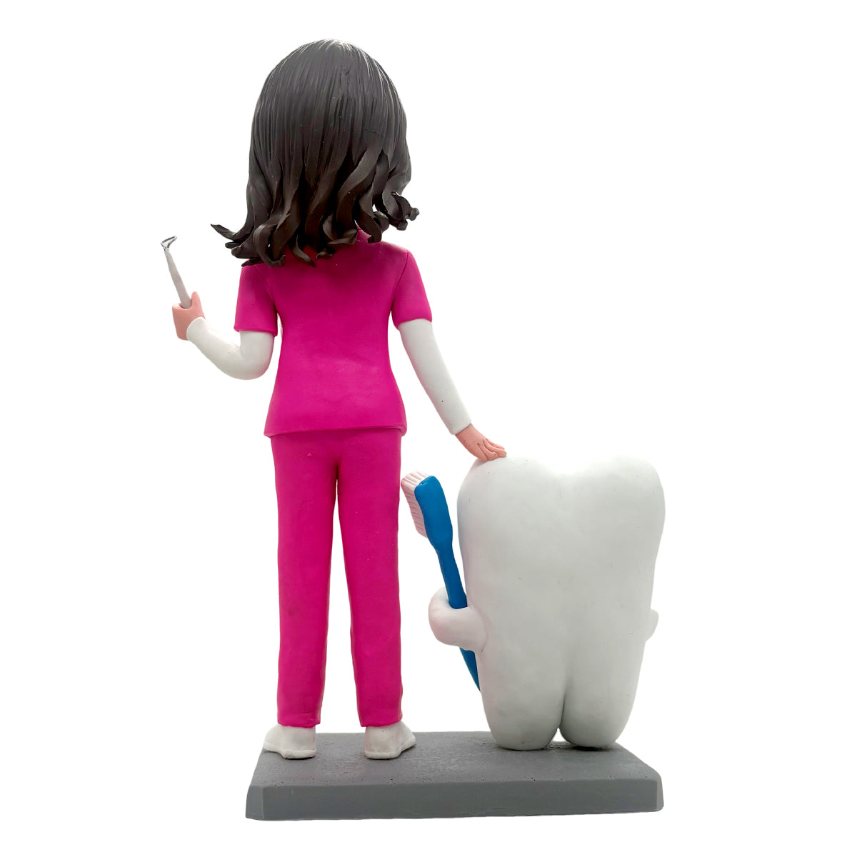 Figura de dentista personalizada con diente