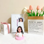Cabezón personalizado con clip para fotos