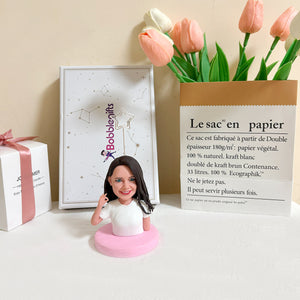 Cabezón personalizado con clip para fotos