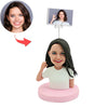 Cabezón personalizado con clip para fotos