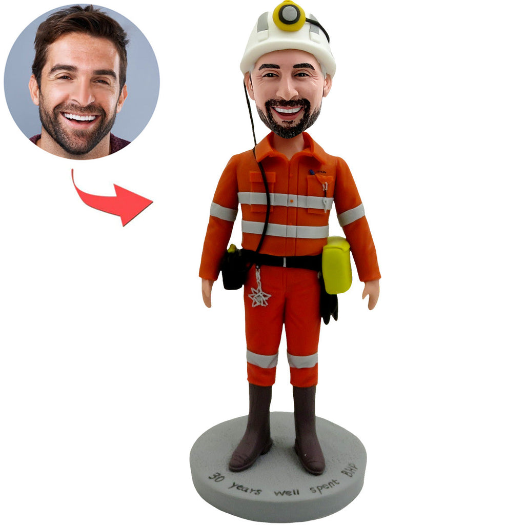 Cabezón minero personalizado