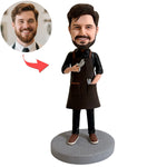 Figuras cabezonas personalizadas para barberos