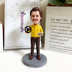 Figura personalizada de taxista con cabeza oscilante