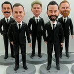 Bulk Custom Groomsmen Bobbleheads – Cool Wedding Party Gifts