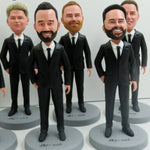Bulk Custom Groomsmen Bobbleheads – Cool Wedding Party Gifts