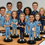 Bulk Personalized Custom Nurse Bobbleheads for Teams