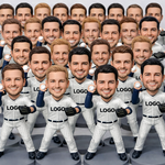 Bulk Custom Baseball Player Bobbleheads – Team & League Gifts (Minimum 5 PCS)