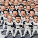 Bulk Custom Baseball Player Bobbleheads – Team & League Gifts (Minimum 5 PCS)