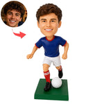 Regalo personalizado de cabezón estilo campeón de fútbol